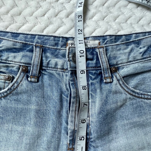 Frayed Free People Denim Shorts - Picture 7 of 8